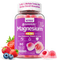Magnesium Gummies 400mg | 5-in-1 Magnesium Complex for Women & Men: Mag Glycinate, Citrate, Malate, Chloride & Taurate | w/Ashwagandha, D3 & Zinc for Relaxtion,