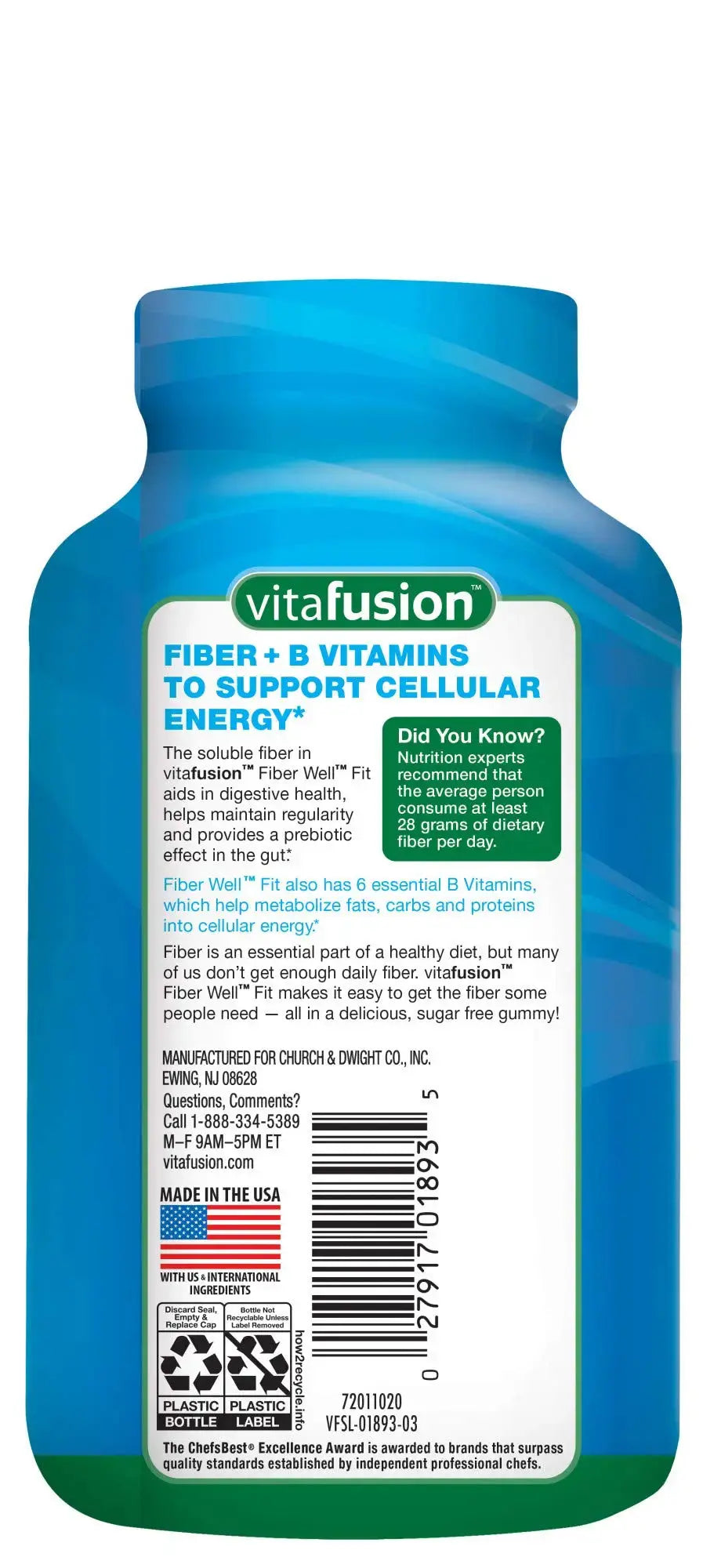 Vitafusion Fiber Well Fit Gummies, 90 Count and L’il Critters Gummy Vites Daily Gummy Multivitamin for Kids, 190 Gummies Vitafusion Au supplements
