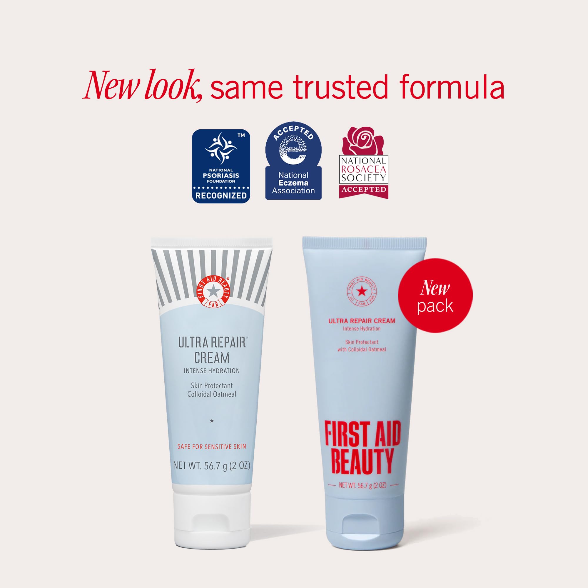 First Aid Beauty - Ultra Repair Cream, Intense Hydration Whipped Colloidal Oatmeal, Clinically Proven to Strengthen Skin Barrier in 7 Days