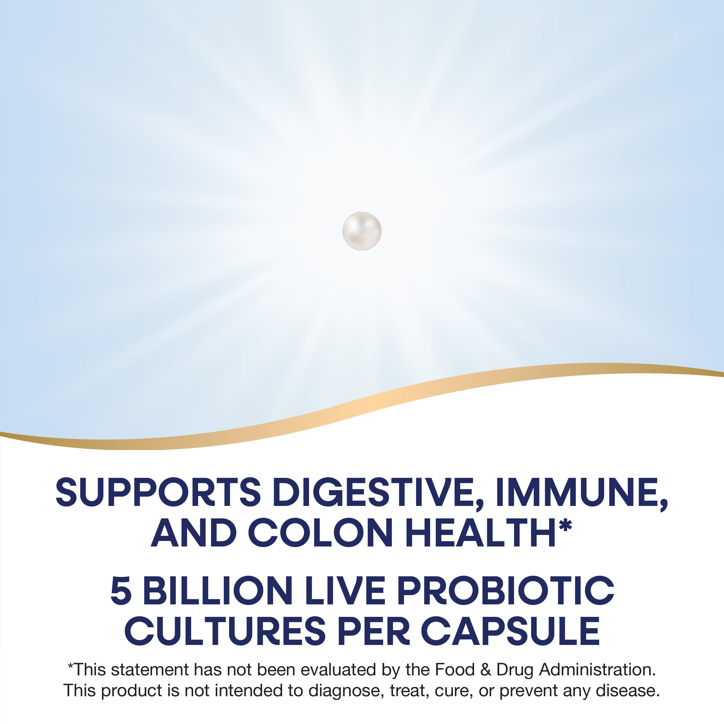 Nature's Way Pearls Max Potency Probiotic for Men and Women, Supports Digestive, Immune, Colon Health*, 5 Billion Live Cultures, No Refrigeration Required, 30 Softgels Nature's Way Au supplements