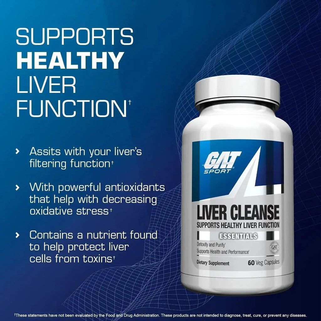 GAT SPORT Essentials Liver Cleanse Multivitamin, 60 Count GAT SPORT Au supplements