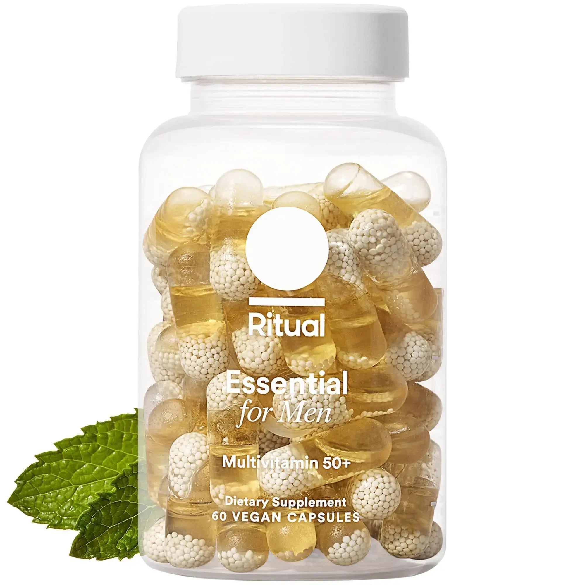 Ritual Multivitamin for Men 50+, Vegan, with Zinc, Vitamin A and D3 for Immune Function Support*, Omega-3 DHA, B12, K2 Ritual Au supplements