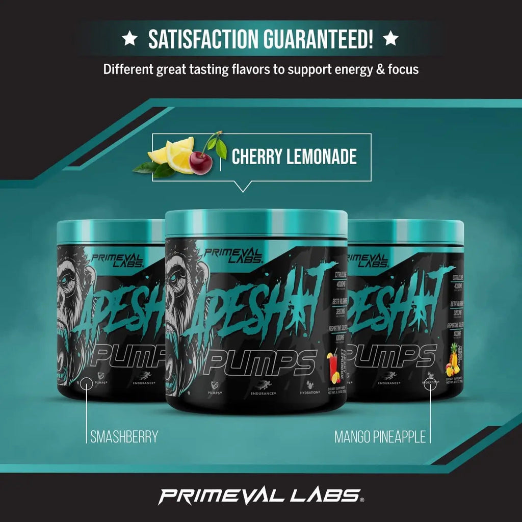 Primeval Labs Ape Pumps Natural Pre Workout Powder | Caffeine Free Preworkout Primeval Labs Au supplements