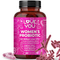 Love You Womens Probiotic, Ph Balance, Ut, Feminine, Vaginal Health Supplement, Digestive, Pre + Pro + Postbiotic, Delayed Release, 60 Billion Live CFU, 8-Strain Probiotic Blend, 30 Veg Caps Servings Love You Au supplements