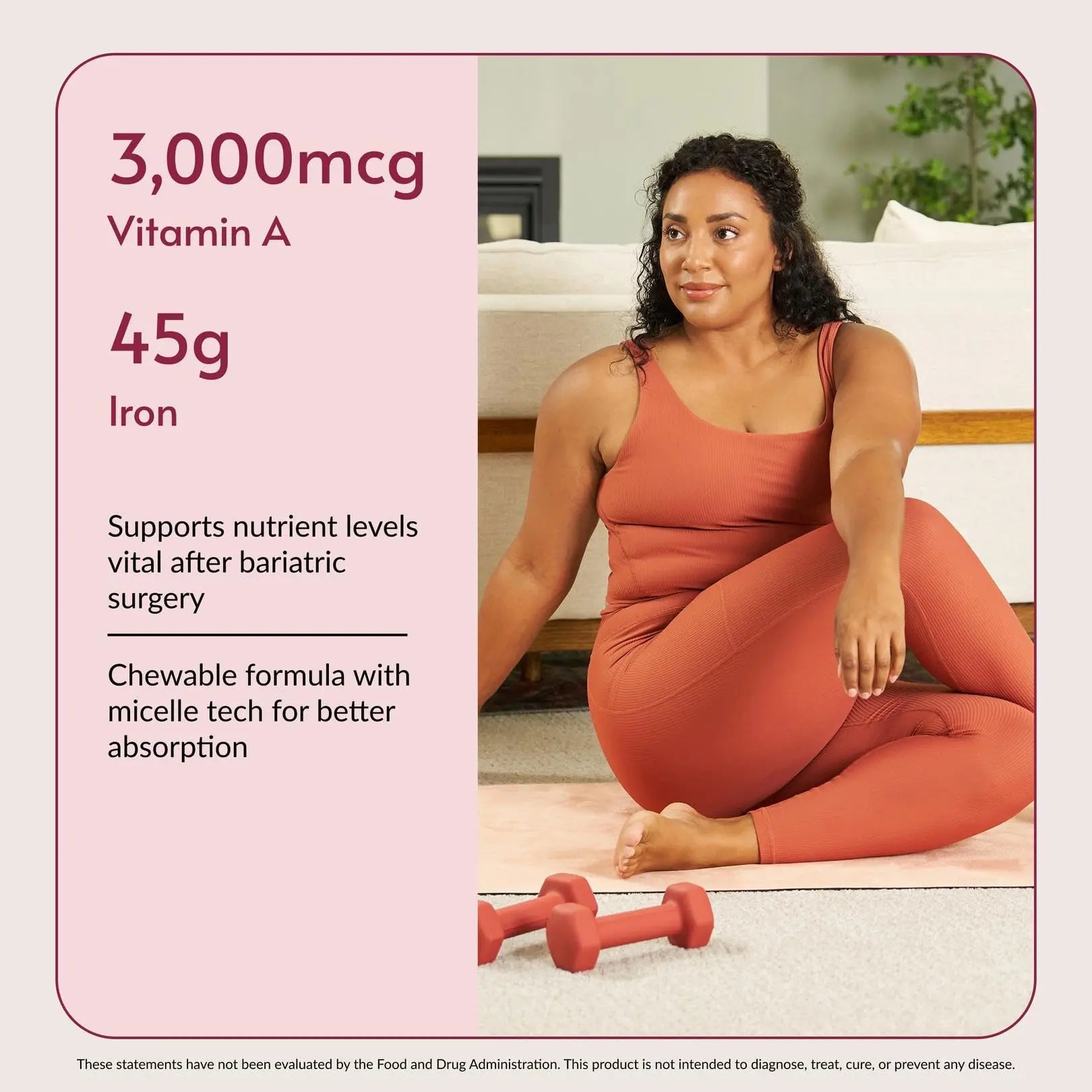 Bariatric Advantage Chewable Advanced Multi EA - High Potency Daily Multivitamin with Iron for Bariatric Surgery Patients Bariatric Advantage Au supplements
