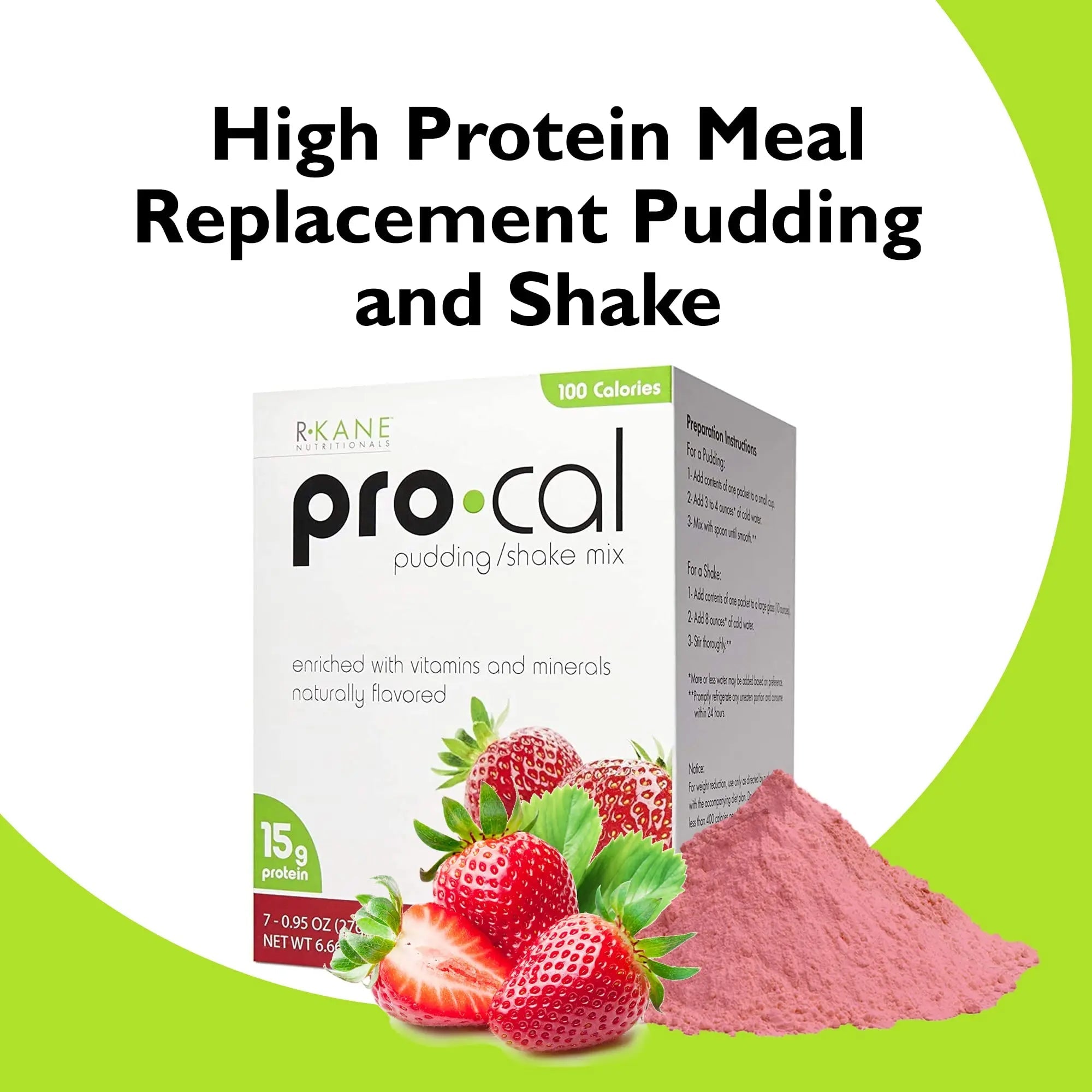 R-Kane Nutritionals Pro-Cal Pudding/Shake Mix, Low Calorie Protein Shake Powder R-Kane Nutritionals Au supplements