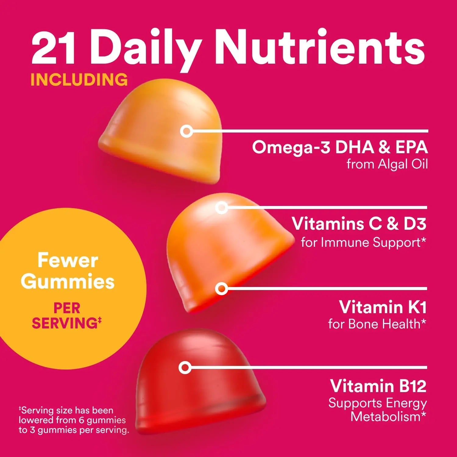 SmartyPants Women's Multivitamin Gummies - Improved Formula: Omega 3 (DHA/EPA), Methylfolate, CoQ10, Vitamin D3, C, Vitamin B12, B6, A, K & Zinc SmartyPants Au supplements