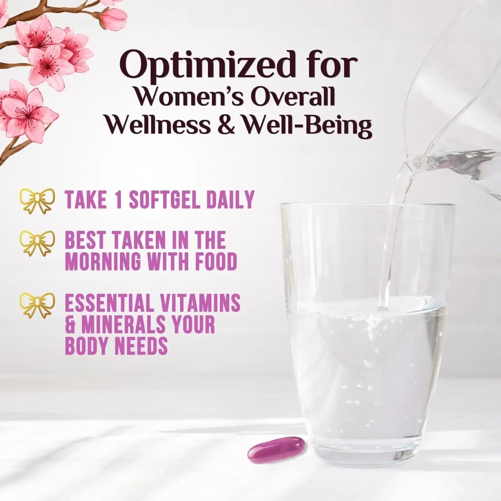 Multivitamin for Women - Complete Daily Womens Multivitamins with Calcium, Folic Acid, Vitamin A, C, D, E, & B Vitamins Nature's Nutrition Au supplements