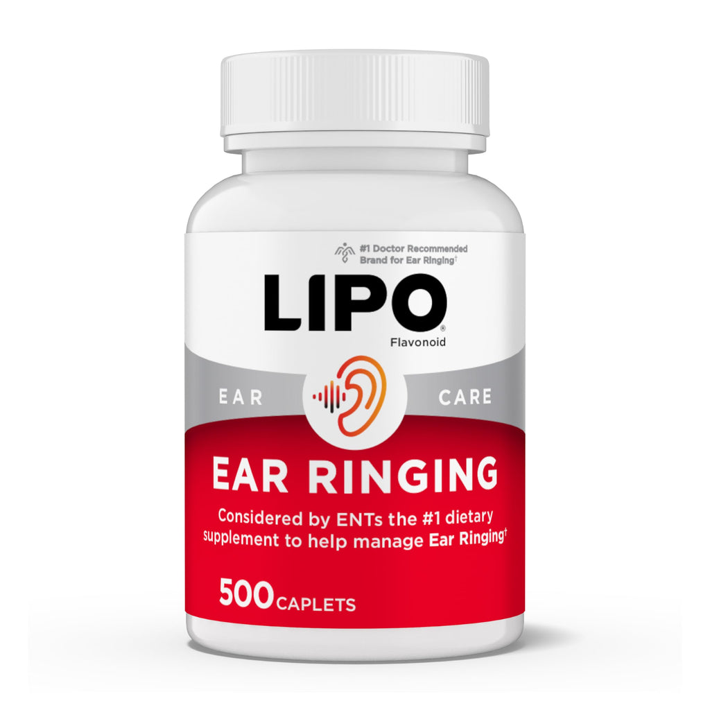 Lipo Flavonoid Ear Ringing - Doctor-Recommended for Ringing Ears – Clinically Proven Lemon Bioflavonoid Complex with Vitamins C, B1, B2, B6, B12,