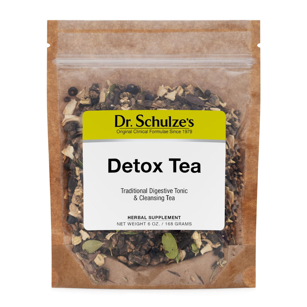 Dr. Schulze’s | Detox Tea | All Purpose Herbal Tonic | Powerful Digestive Stimulant | Dietary Supplement | Ultimate Liver Cleanse | Helps Eliminate Gas & Indigestion | Release Toxins | 6 Oz. Pack Dr. Schulze's Au supplements