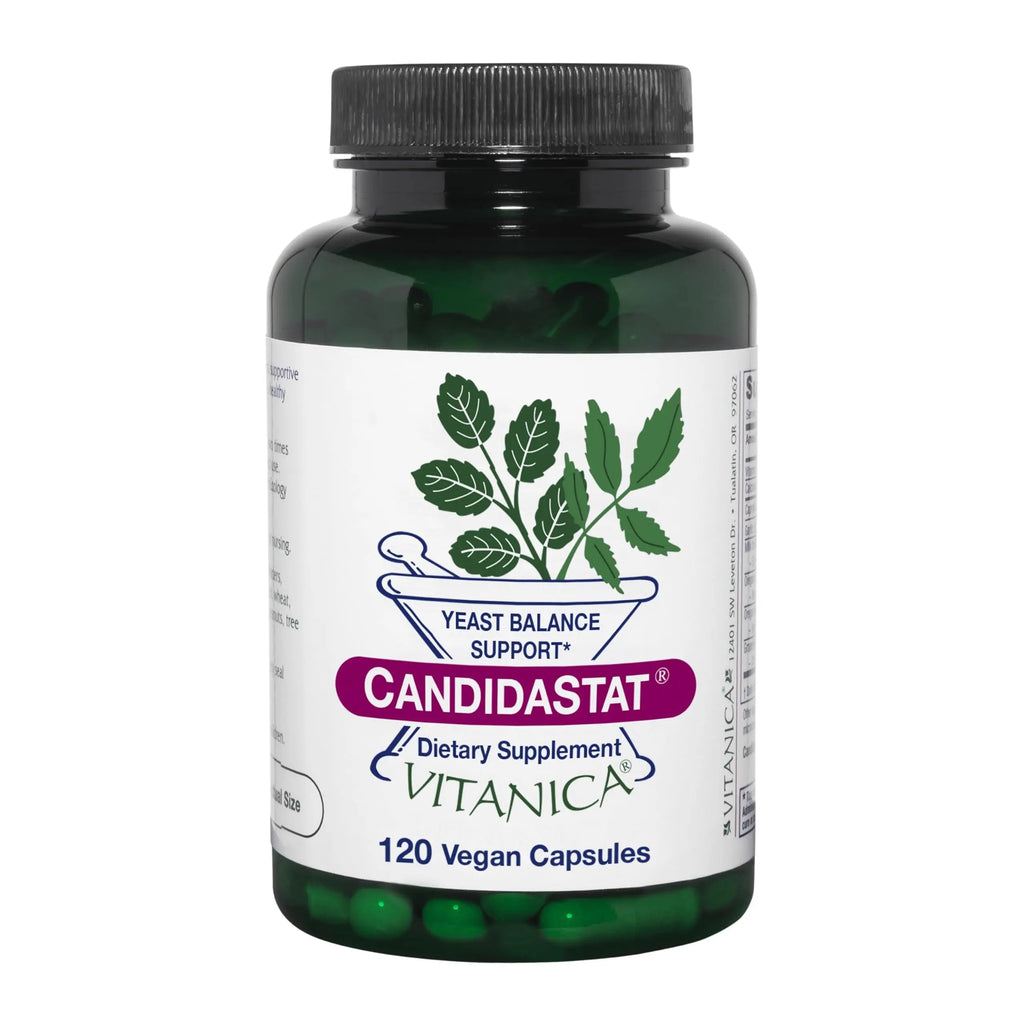 Vitanica Candidastat, Yeast Balance Supplement and Support, Vegan, 120 Capsules Vitanica Au supplements