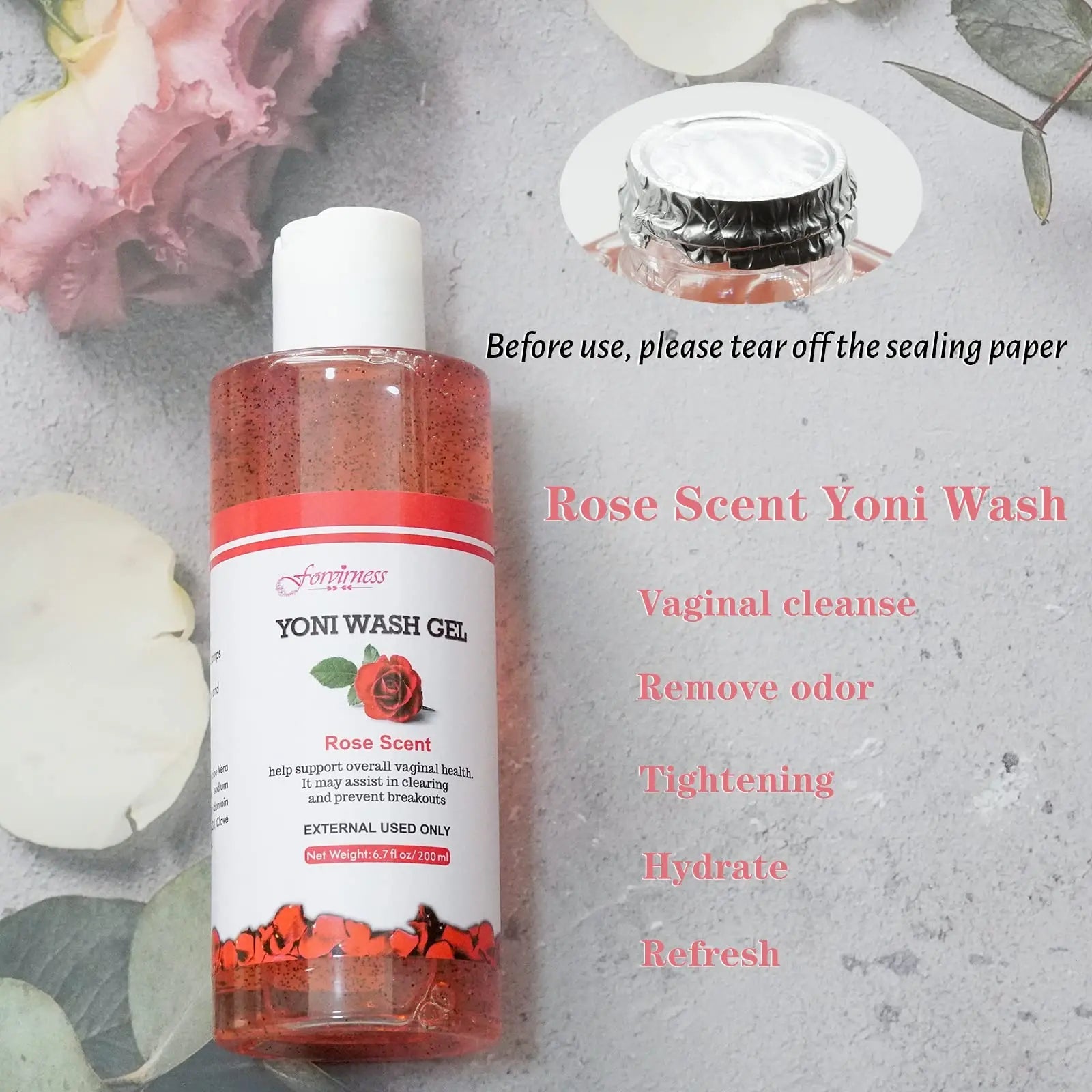 forvirness Feminine Wash & Natural Yoni Oil Set, Vaginal Wash with Cleaning Factor - Remove Odor forvirness Au supplements