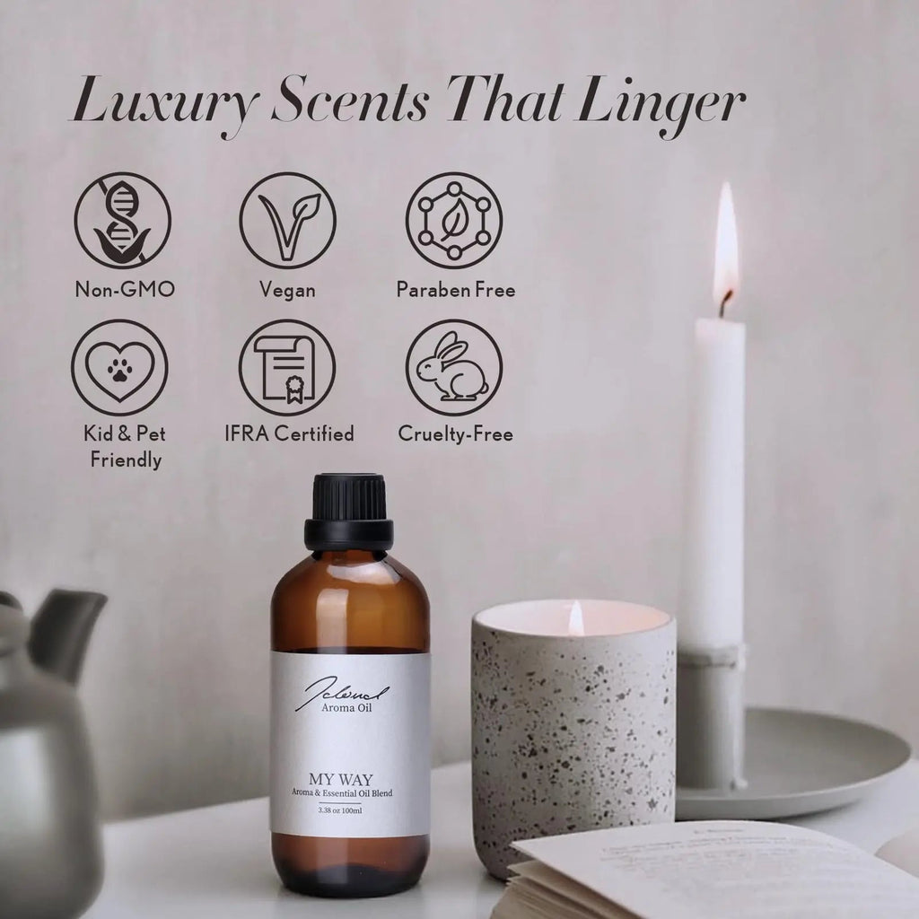 JCLOUD My Way Essential Oil for Diffuser - Hotel Collection Diffuser Oil & Home Luxury Scents – Pure JCLOUD Au supplements