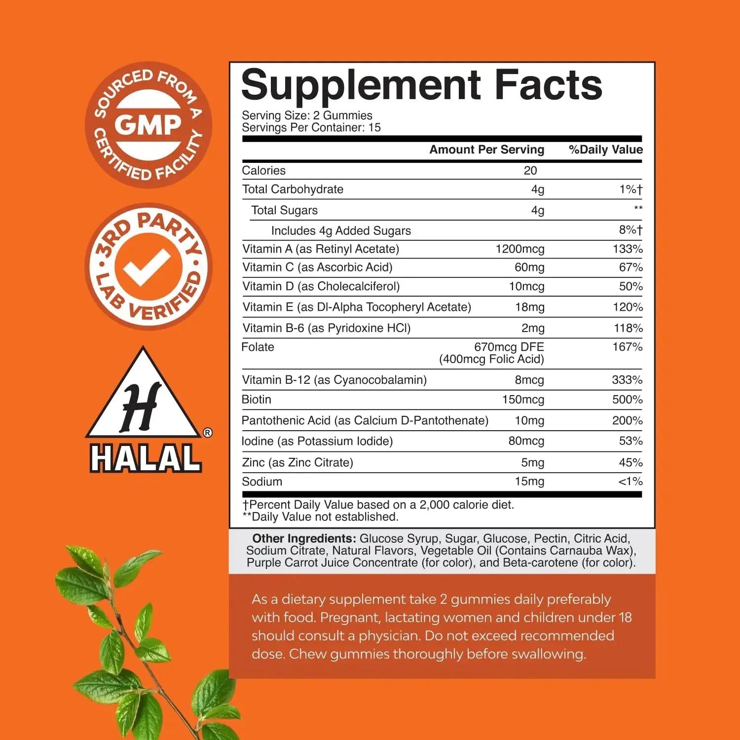 Bundle of Potent Daily Multivitamin Gummies - Wellness Blend of Vitamin D A C E B12 Zinc & Biotin for Energy & Immunity and Vitamin D3 Gummies Natures Craft Au supplements