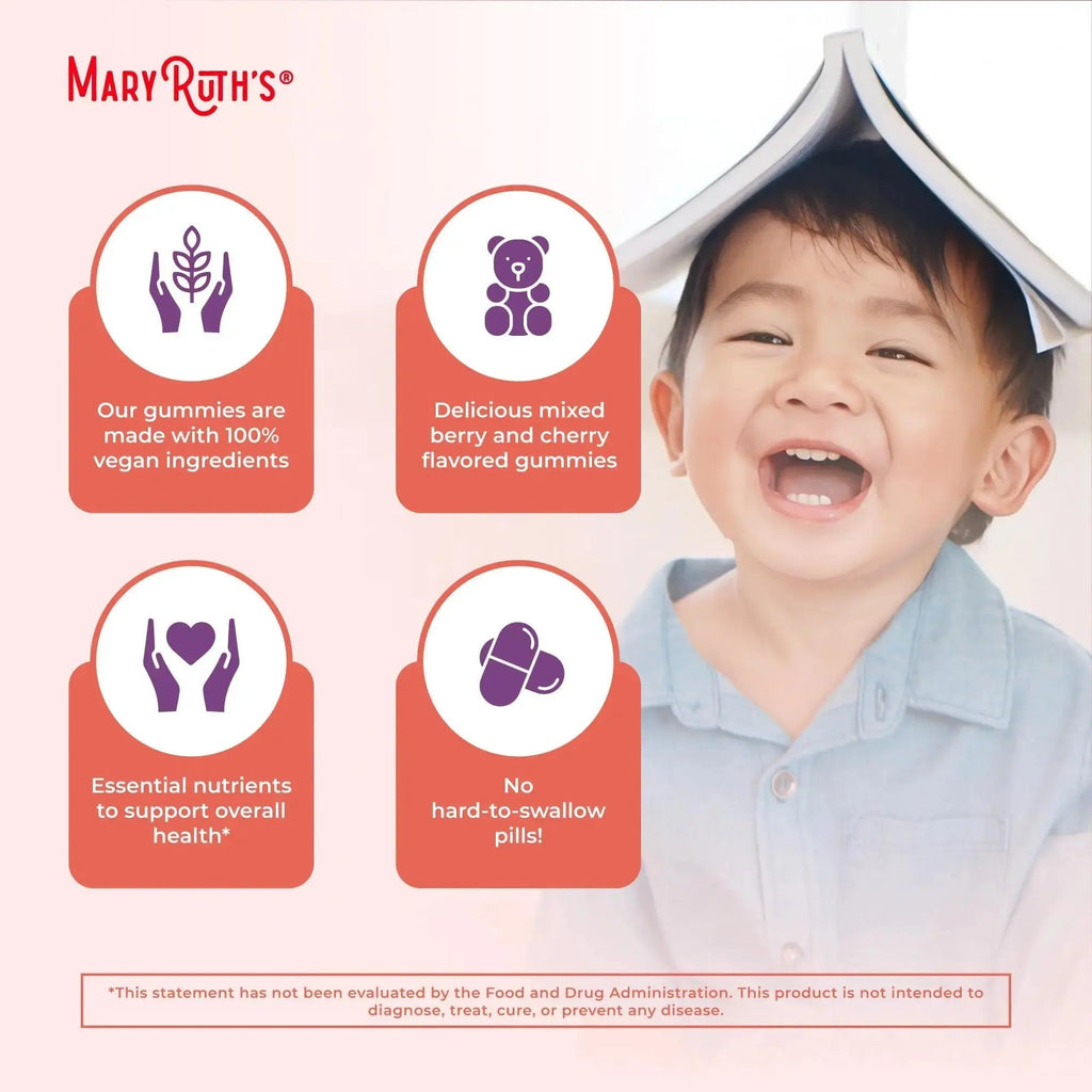 MaryRuth Organics Vitamin Gummy | Kids and Toddlers Age 2+ | USDA | Daily Vitamin C | D3 | Zinc | MaryRuth Organics Au supplements
