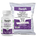 NewLife Naturals Boric Acid Vaginal Suppositories 600mg (60 Pack) with 28 Applicators - for pH Balance NewLife Naturals Au supplements