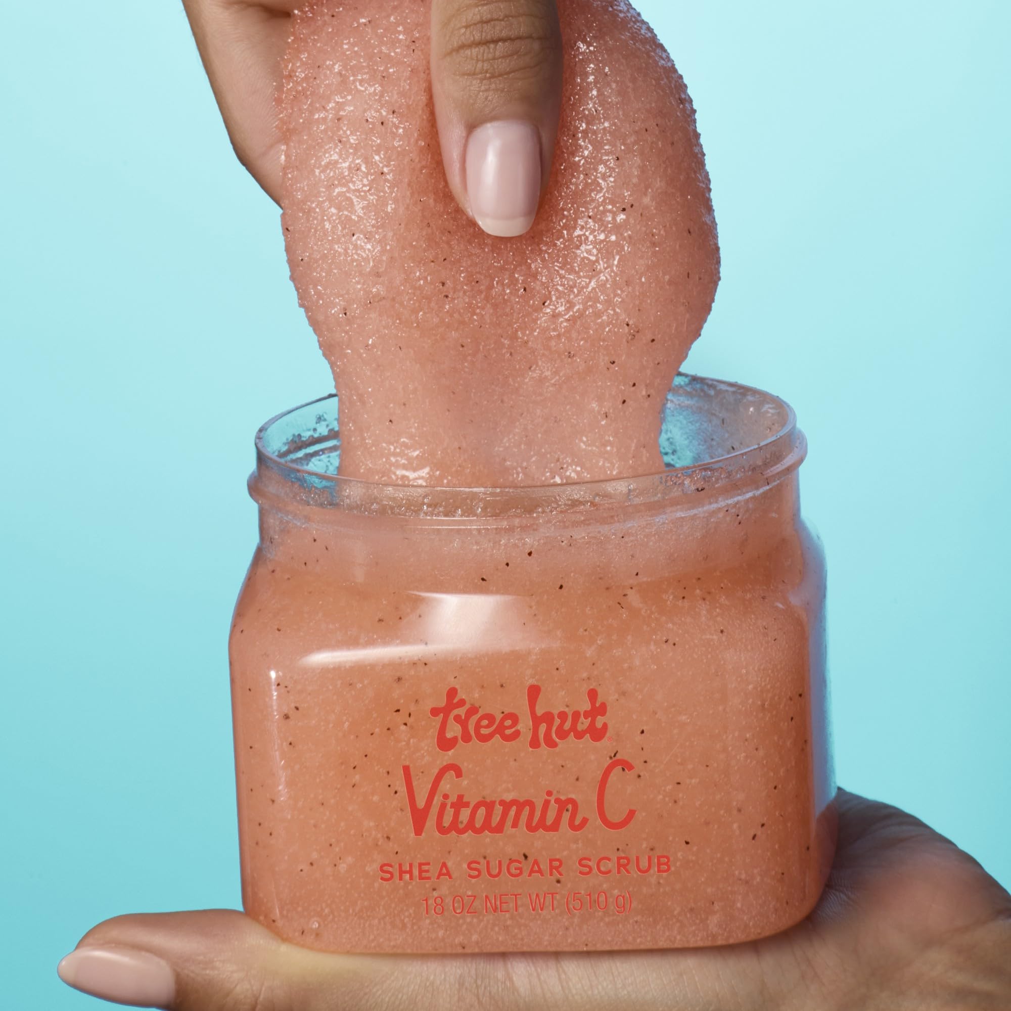 Tree Hut Vitamin C Shea Sugar Scrub, Easter Gifts for Women, Exfoliating Body Scrub Removes Dead, Dry Skin for a Soft