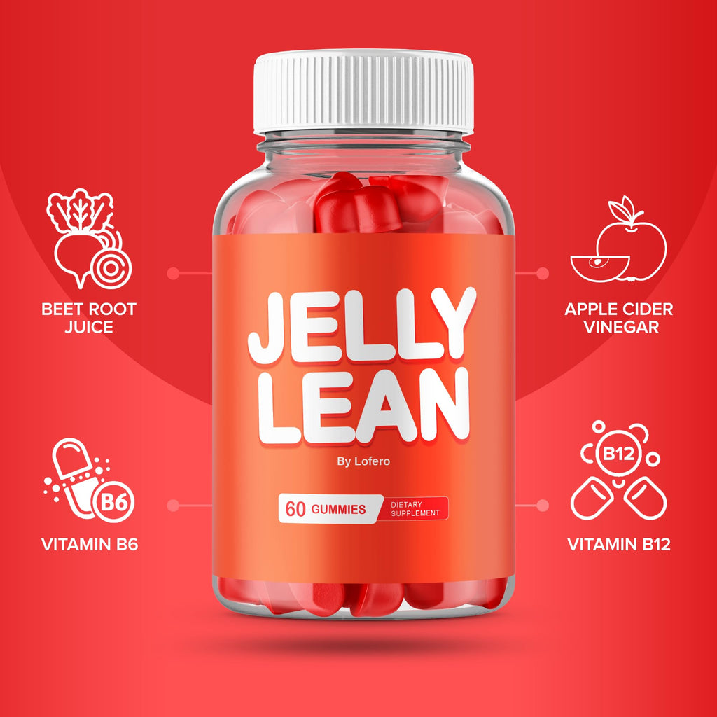 (2 Pack) Jelly Lean Gummies, JellyLean Gummys Loss Support Formula, Premium All-Natural Ingredients Advanced Maximum Strength for Overall Health & Wellness Supplement