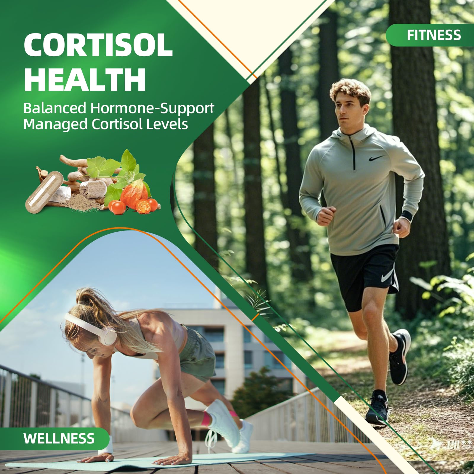 B BEWORTHS Cortisol Supplements for Women Men, 10-in-1 Cortisol Detox with Ashwagandha, Magnesium, L-Theanine, Balanced Cortisol Levels, Night & Calm Support, 120 Vegan Capsules B BEWORTHS Au supplements