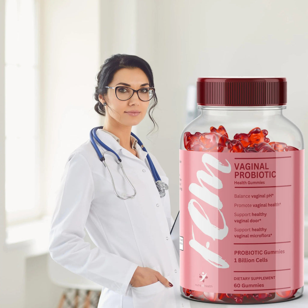 FEM Vaginal Probiotic Gummies for Women - Promotes pH Balance, Healthy Vaginal Odor & Urinary nutra4health Au supplements