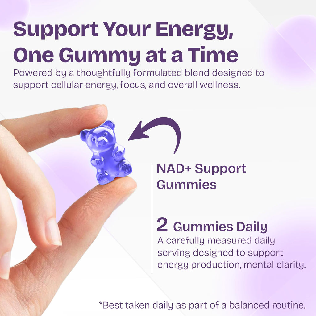 NAD Supplements for Women with Resveratrol, 1000mg Liposomal Nicotinamide Riboside with Quercetin, NMN Supplement Alternative Supports Cellular Energy & Repair, 120 NAD Gummies for Brain Boost Shailee Au supplements