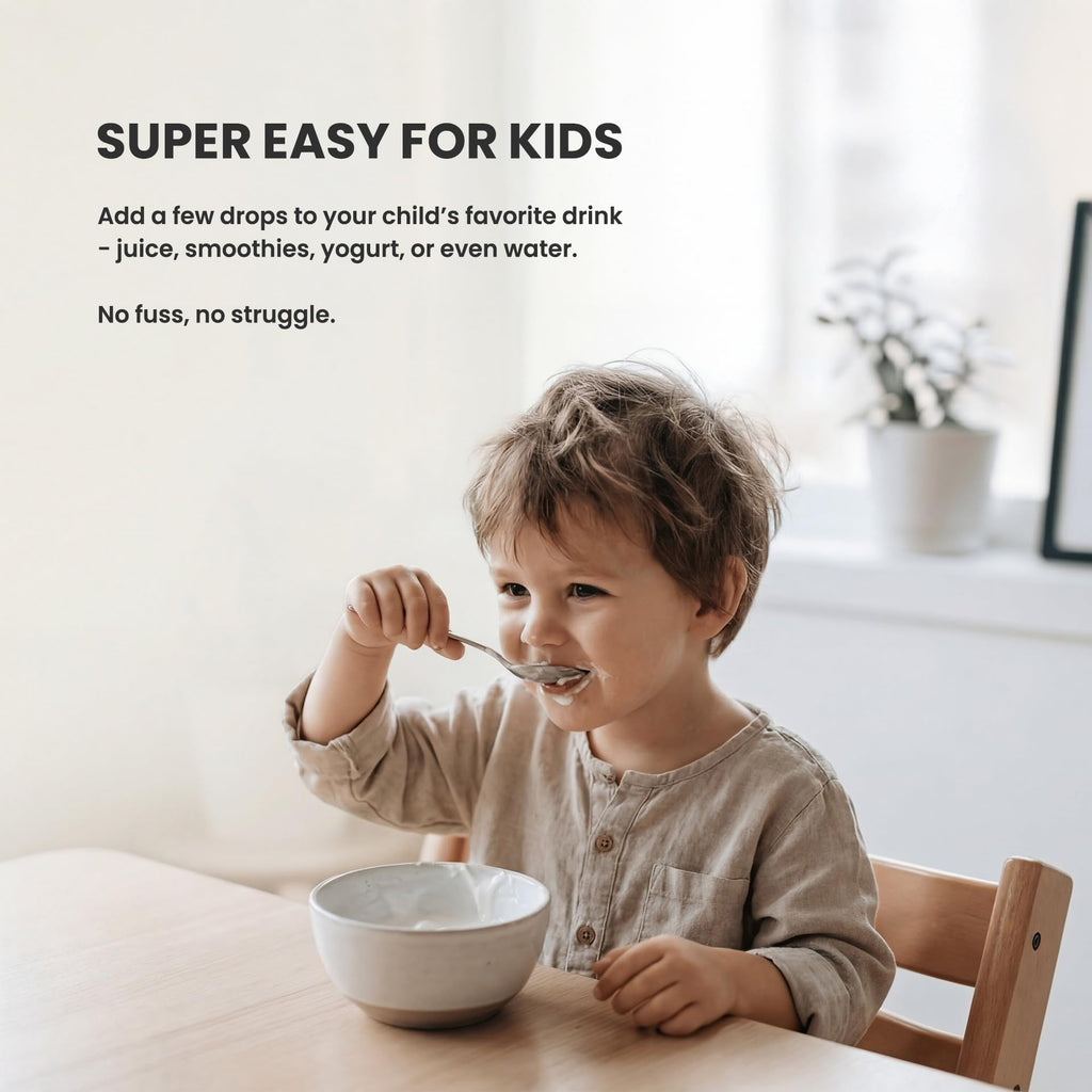 NutraChamps Kids Vitamin D 3 K2 Drops, Vitamin D3 & K2 MK-7, Liquid Vitamin D for Kids 1000 IU, Healthy Bones, Heart & Immune System,
