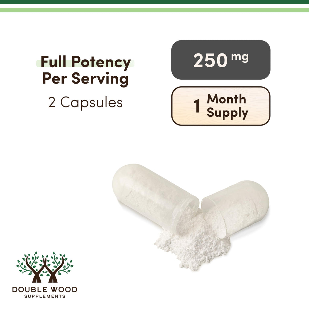 Double Wood Supplements NMN (Nicotinamide Mononucleotide) 250mg, 60 Capsules - 30 Servings, Gluten Free Double Wood Supplements Au supplements