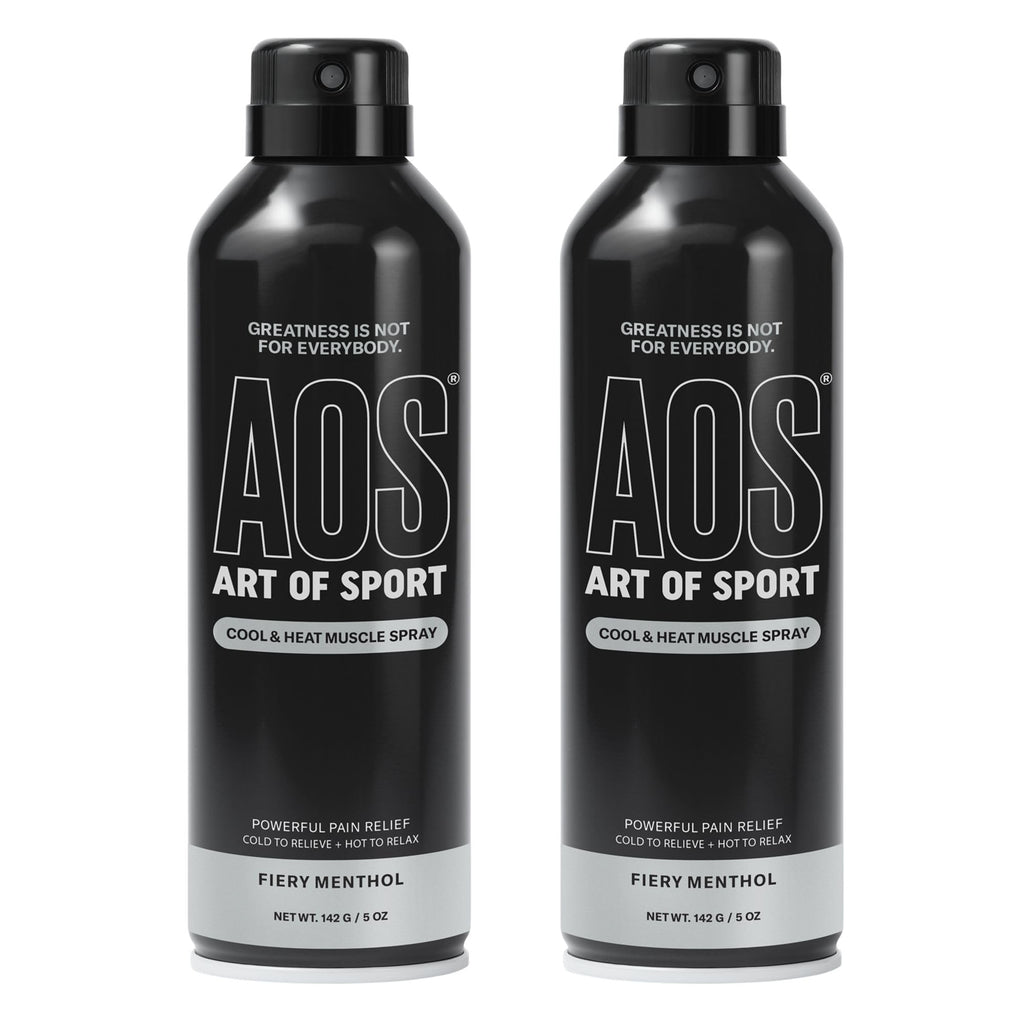 Art of Sport Muscle Relief Spray for Men– Pain Relief for Sore Muscles & Joints– Menthol Cooling & Heating Spray for Back, Neck, Knee, Shoulder, Hip– Cool & Heat– Made for Athletes– 5 fl oz. Pack of 2 Art of Sport Au supplements