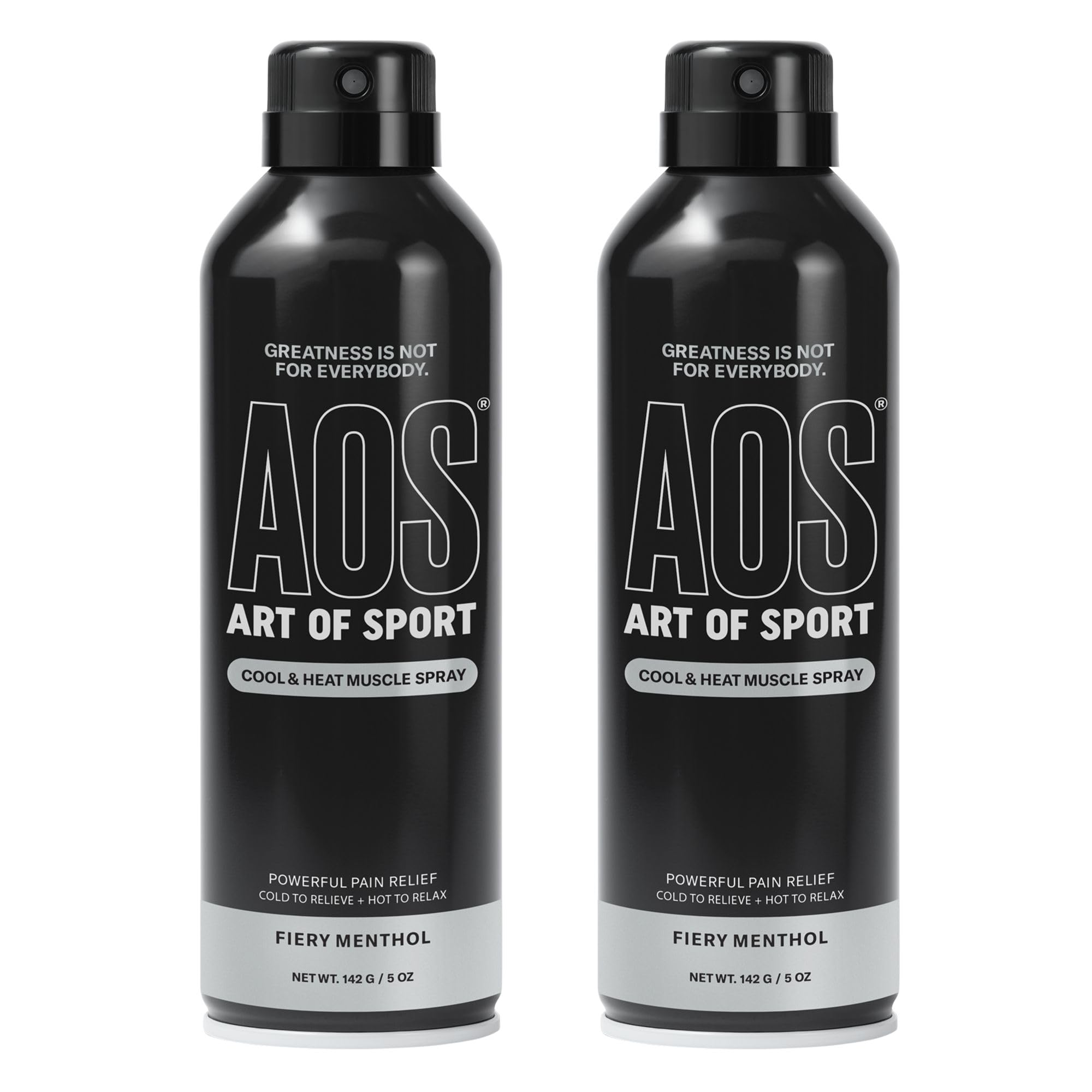 Art of Sport Muscle Relief Spray for Men– Pain Relief for Sore Muscles & Joints– Menthol Cooling & Heating Spray for Back, Neck, Knee, Shoulder, Hip– Cool & Heat– Made for Athletes– 5 fl oz. Pack of 2 Art of Sport Au supplements