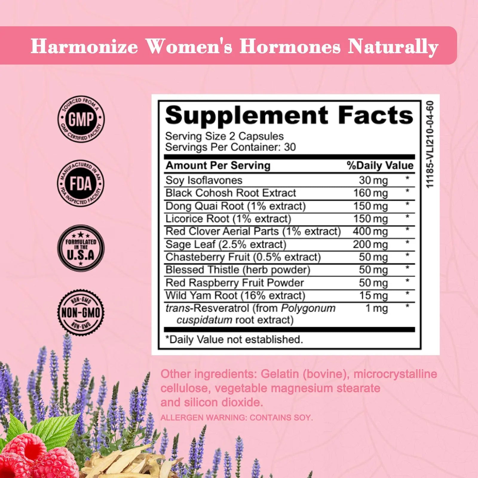 MenstrEaze PMS Relief & Hormone Balance for Women, with Black Cohosh, Vitex, Wild Yam MenstrEaze Au supplements