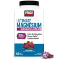 Force Factor Ultimate Magnesium Supplement, 330mg Magnesium Glycinate & Magnesium Citrate, Like Magnesium Gummies, Support Calm, Relaxation,