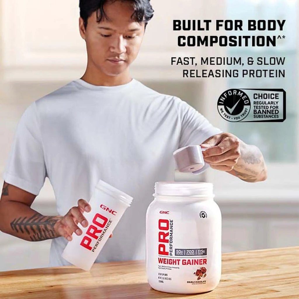 GNC Pro Performance Weight Gainer - Strawberries and Cream, 6 Servings, Protein to Increase GNC Au supplements