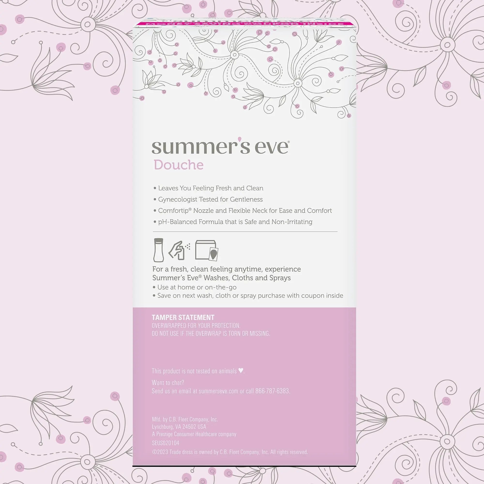 Summer's Eve Douche, Vaginal Douche for Women, Island Splash, 4 Units, 4.5 Oz Each, 1 Pack Summer's Eve Au supplements