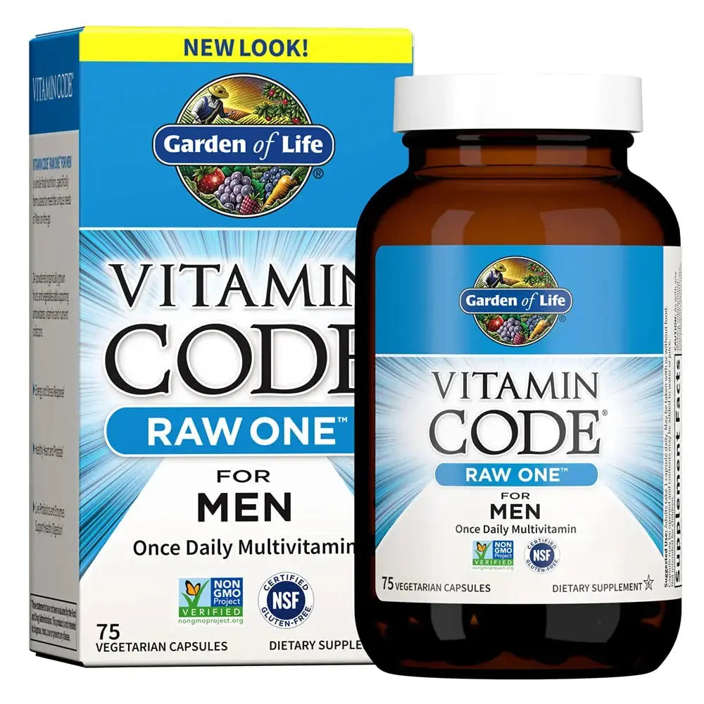 Garden of Life Vitamin Code Women's and Men's Multivitamins Bundle, 120+75 Capsules Garden of Life Au supplements