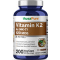 NusaPure Vitamin K2 MK7 120 mcg 200 Veggie Caps (Soy Free, Non-GMO, Vegan) NusaPure Au supplements