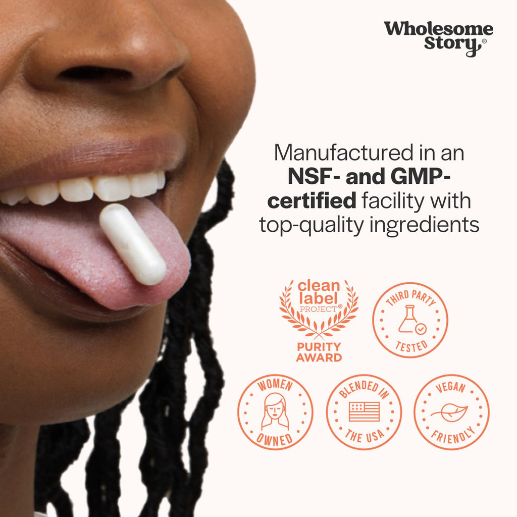 Wholesome Story Myo-Inositol & D-Chiro Inositol Supplement for Women | Fertility Supplements for Hormonal Balance & Ovarian Health Support