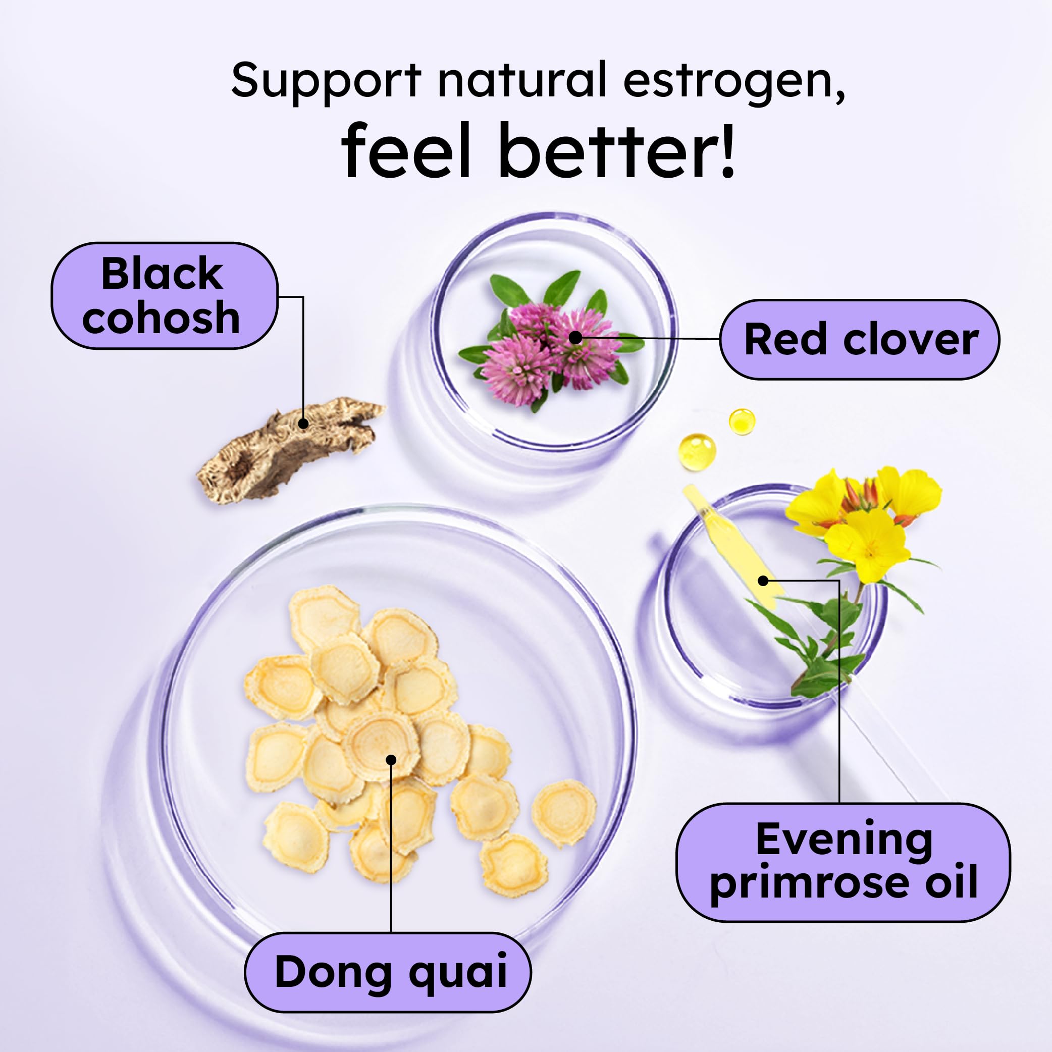Proov - Boost Supplement for Women - Promotes Estrogen Production - Fertility & Menopausal Support for Women - Hormonal Balance - Evening Primrose Oil Red Clover, Dong Quai, Black Cohosh - 30 Capsules Proov Au supplements