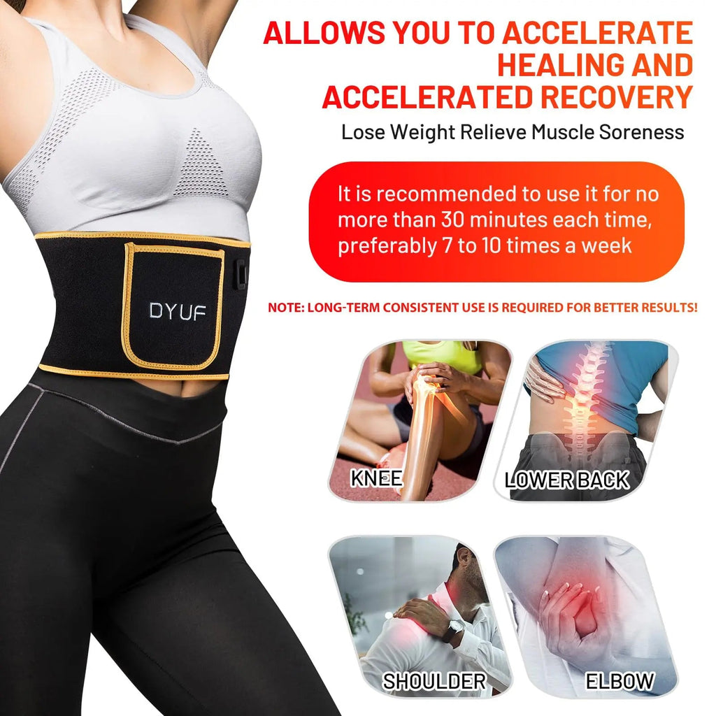 Red Light Therapy Belt DYUF Infrared Light Therapy : Muscle Recovery, Pain Relief, and Healing Device DYUF Au supplements