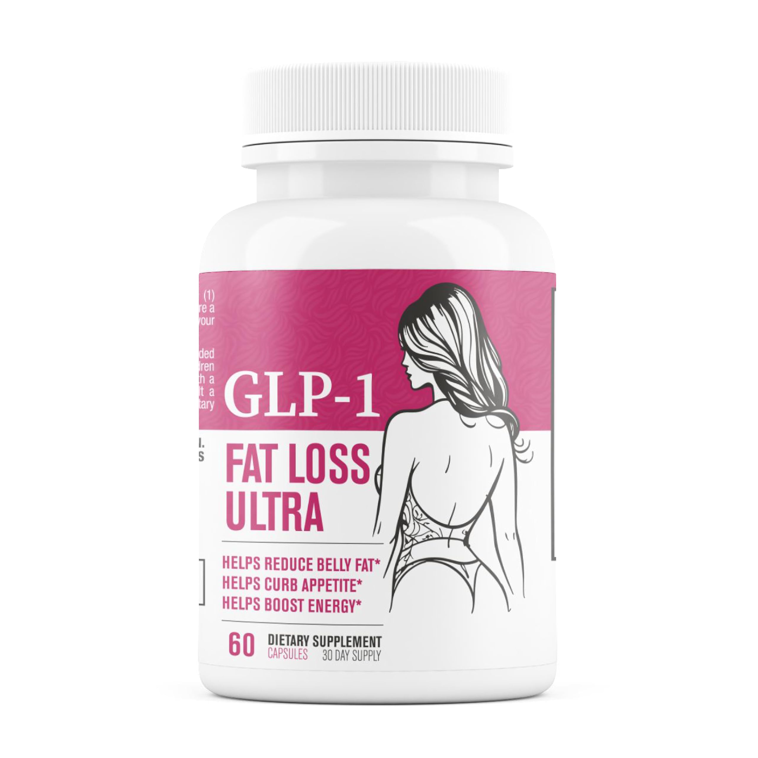 Fat Loss Ultra  Appetite Suppressant &  for Women | Supports Healthy Pathways Associated with  Activity | 3rd Party Tested Supplement - 60 Capsules for Adults