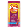 Metamucil, 4-in-1 Fiber Supplement, Psyllium Husk Powder, Sugar-Free Powder, Berry Flavored Drink, 114 Servings