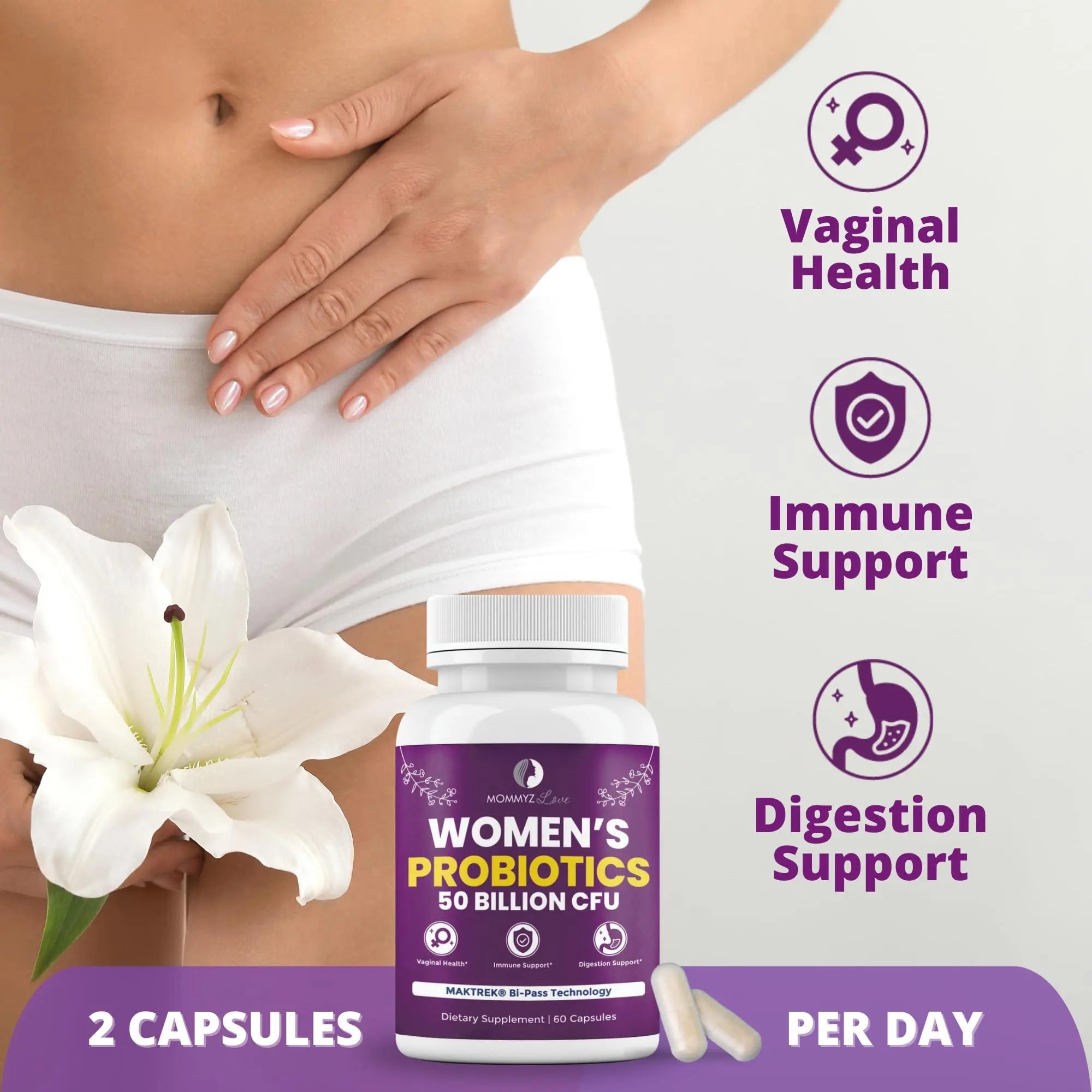 Probiotics for Vaginal Probiotics for Vaginal Odor Control, Balanced PH Levels Plus Apple Cider Vinegar Gummies Mommyz Love Au supplements