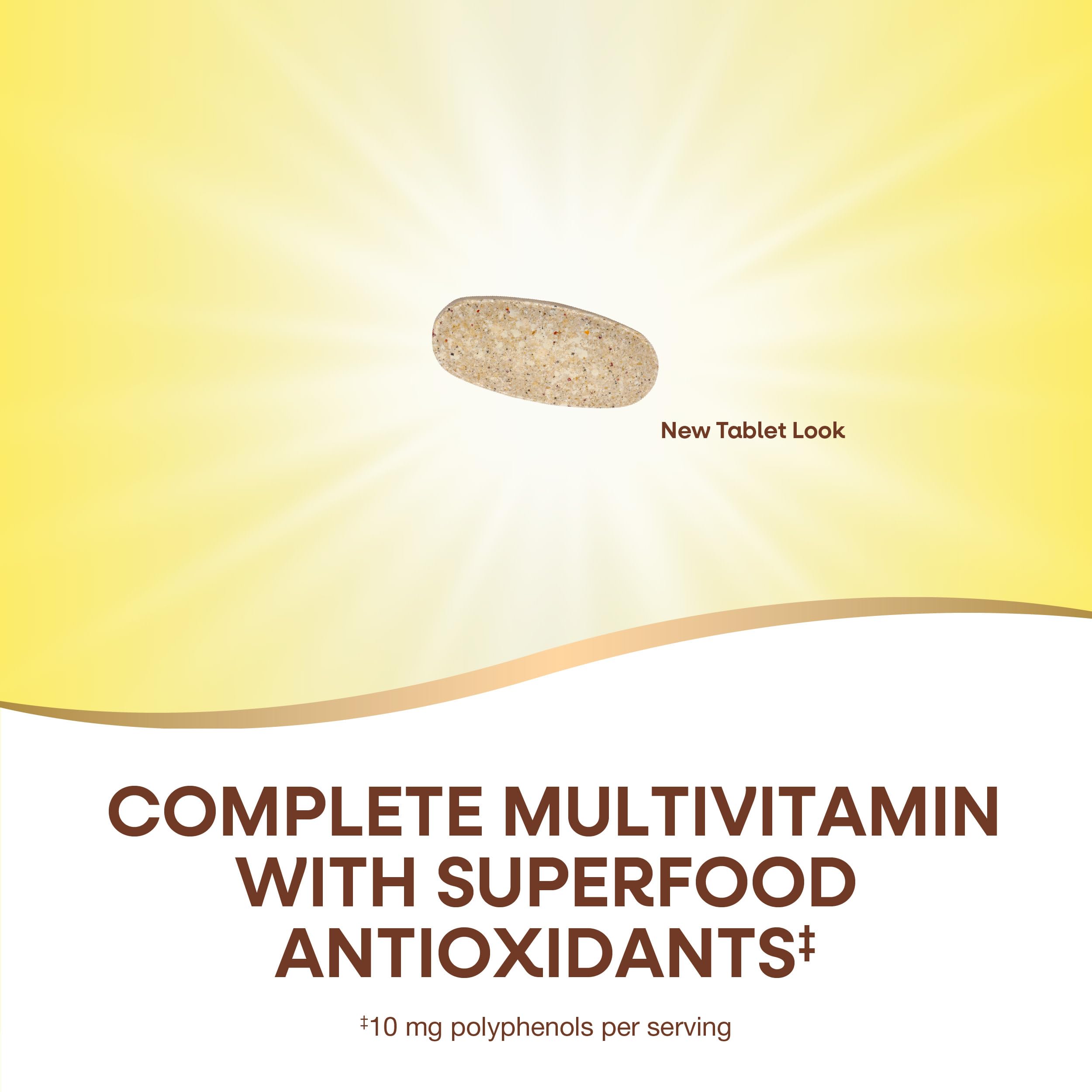 Nature’s Way Alive! Men’s 50+ Multivitamin Complete Tablets, Daily Multivitamin for Men Over 50, Supports Cellular Energy Metabolism