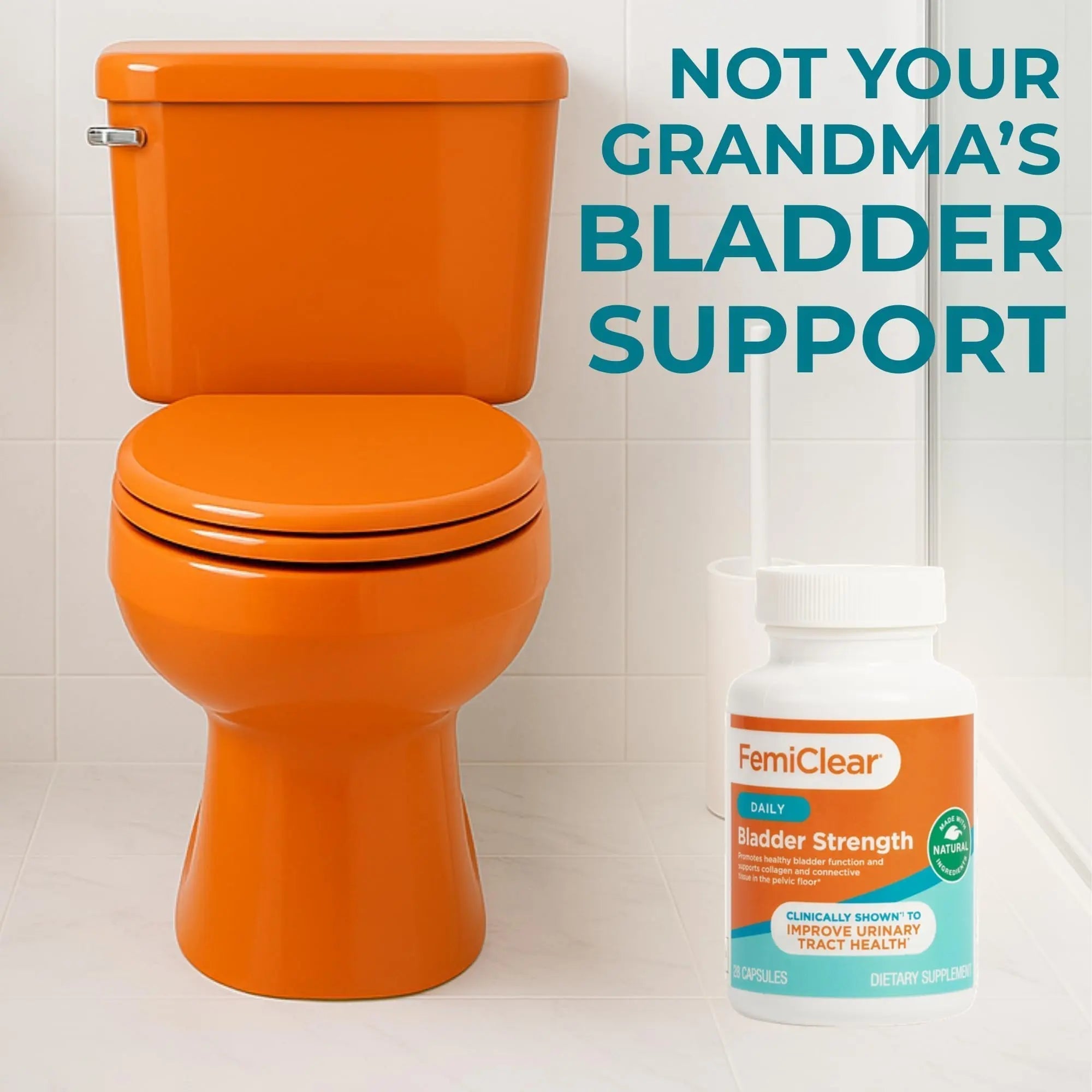 FemiClear Bladder Strength Supplement | Bladder Control & Wellness | 60 Capsules, 30 Day Supply | Made with Natural Ingredients | for Women & Men FemiClear Au supplements