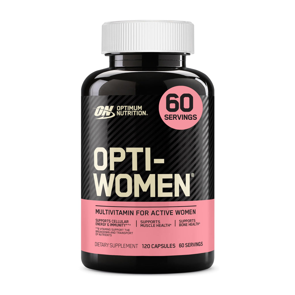 Optimum Nutrition Opti-Women, Vitamin C, Zinc and Vitamin D for Immune Support Womens Daily Multivitamin Supplement with Iron, Capsules, 120 Count Optimum Nutrition Au supplements