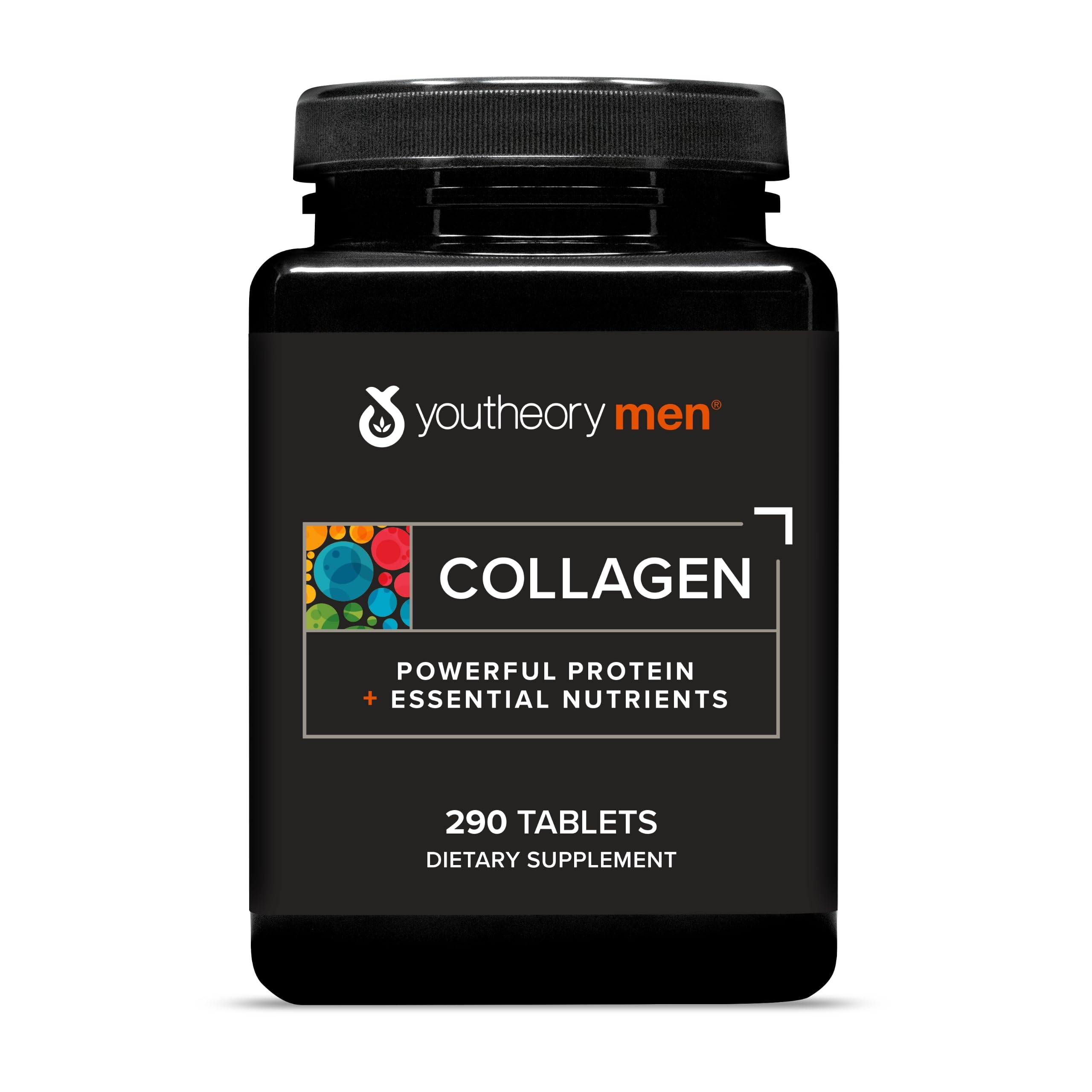 Youtheory Men’s Collagen - 5,000 mg Hydrolyzed Collagen Peptides - with Amino Acids, Vitamin C, & Natural Ingredients - Supports Joint, Muscle, Hair & Nail Health