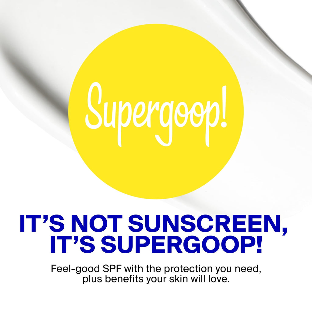 Supergoop! Unseen Sunscreen - SPF 50 - Clear & Invisible Face Sunscreen + Broad Spectrum + Makeup-Gripping Primer