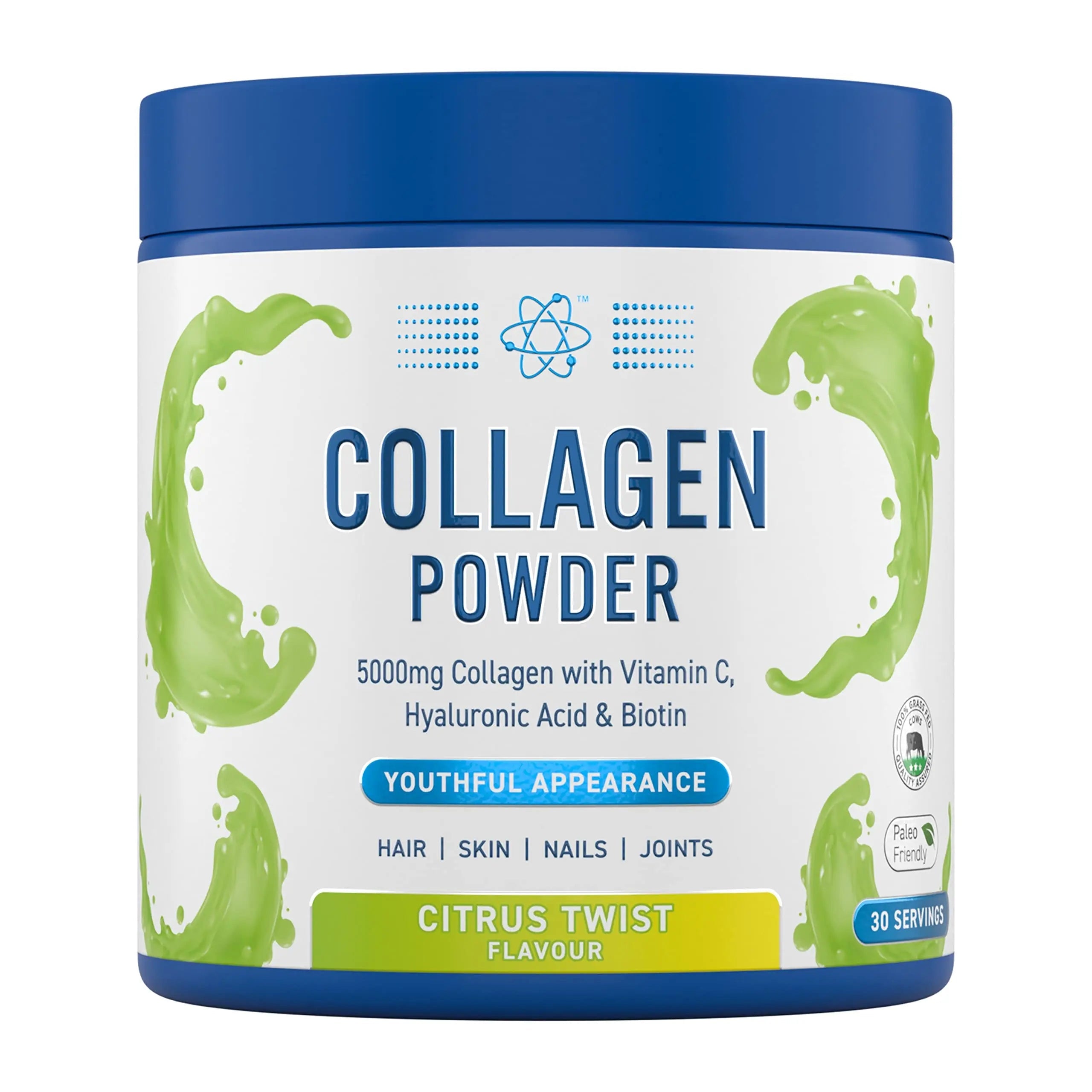 Applied Nutrition Collagen Powder - Citrus Twist Flavour - 5000mg Hydrolysed Bovine Flavoured Applied Nutrition Au supplements