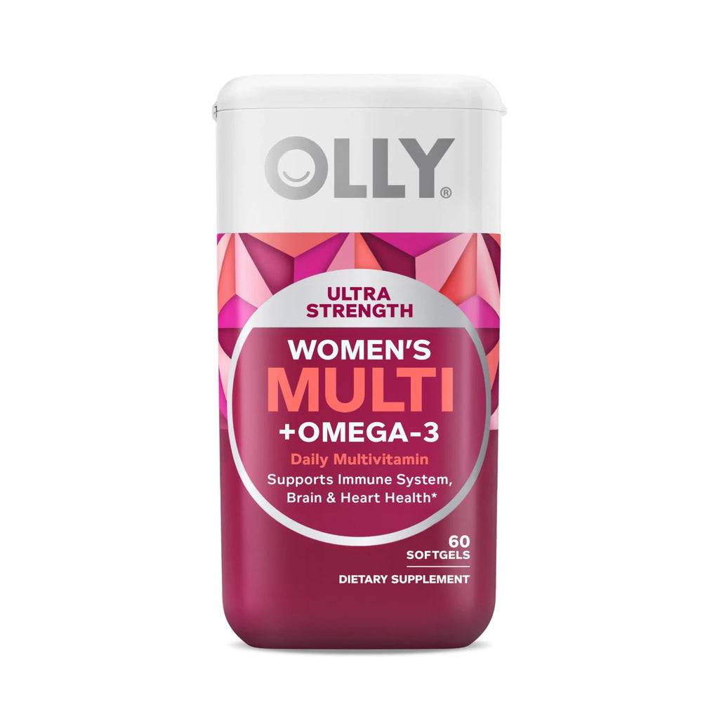 OLLY Ultra Women's Multi Softgels, Overall Health and Immune Support, Omega-3s, Iron, Vitamins A, D, C, E, B12, Daily Multivitamin, 30 Day Supply - 60 Count OLLY Au supplements