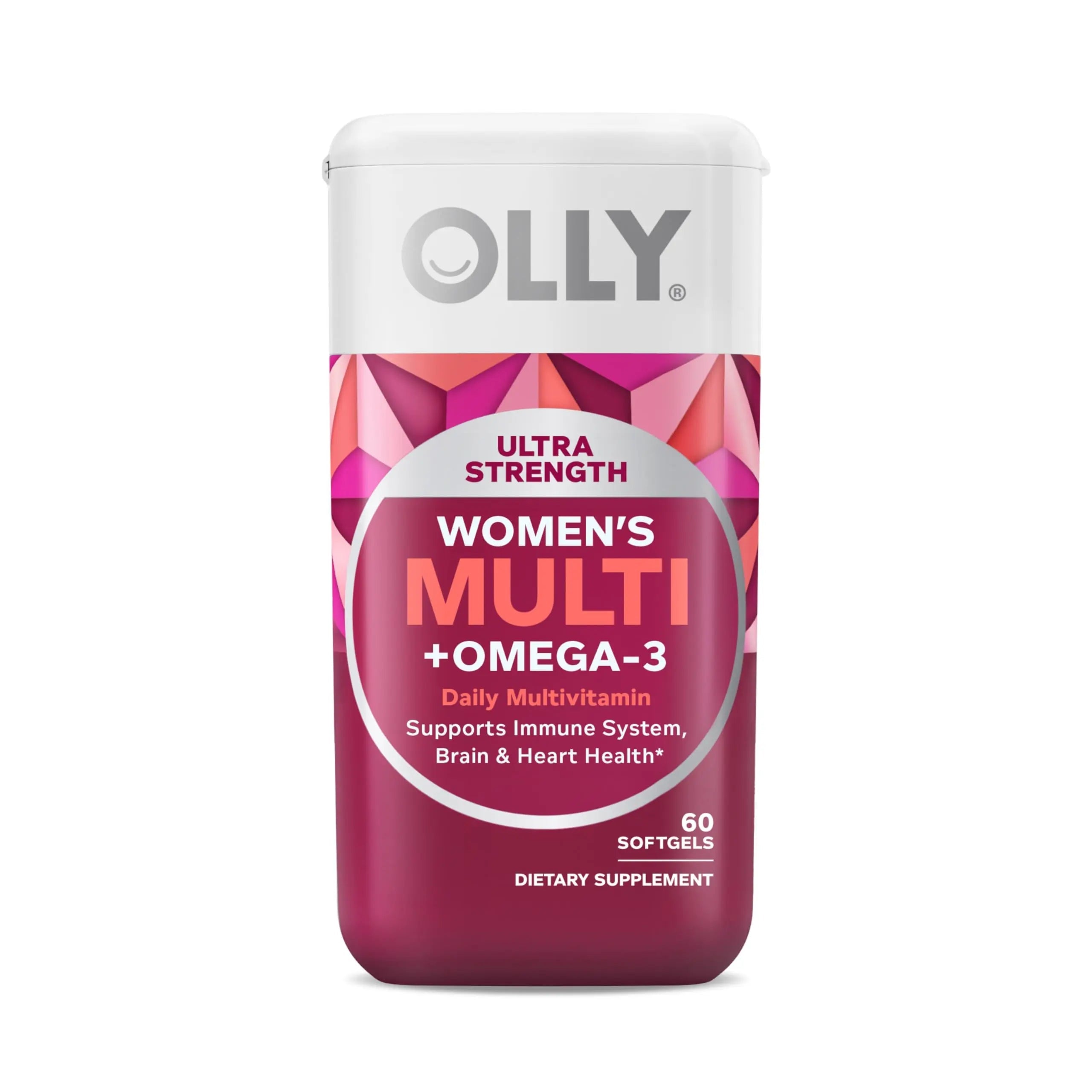OLLY Ultra Women's Multi Softgels, Overall Health and Immune Support, Omega-3s, Iron, Vitamins A, D, C, E, B12, Daily Multivitamin, 30 Day Supply - 60 Count OLLY Au supplements