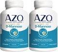 AZO D Mannose Urinary Tract Health, Cleanse, Flush & Protect The Urinary Tract, No.1 Pharmacist Recommended Brand, Clinical Strength, Non-GMO, 120 Count (Pack of 2) AZO Au supplements